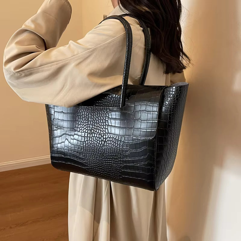 Jessica Tote in Pelle Stampata