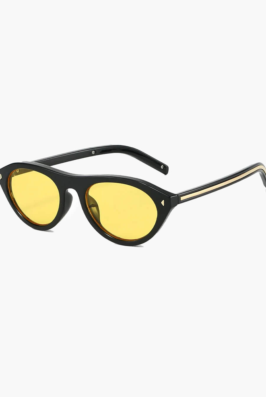 SOERA Elina Oversized Sunglasses - Accessories - Black Yellow