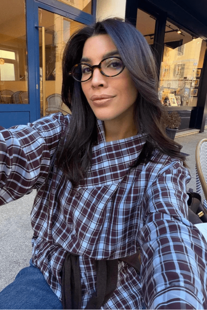SOERA Rebecca Poplin Plaid Wrapped Shirt - Blouse - SOERA-334019-PLA-XS-90467 XS