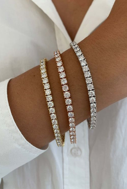 SOERA Soera Tennis Bracelet - Bracelet - Soera-Tennis-Armband-rosegold rosegold 4 mm