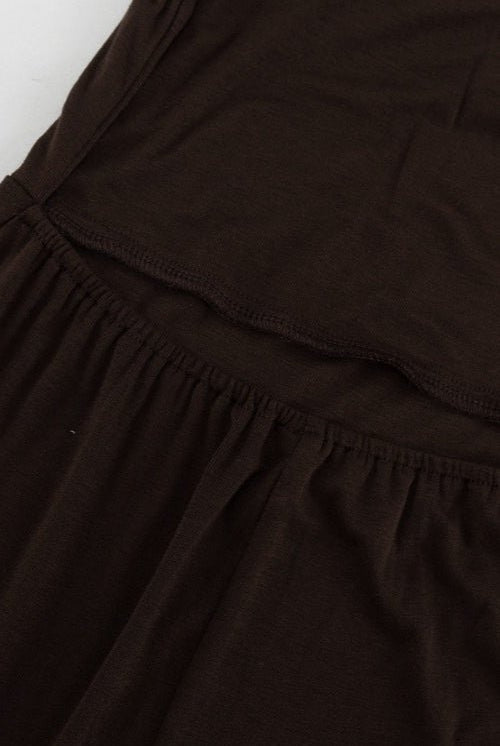 SOERA Celeste Brown Halter Backless Maxi Dress - Dress - S