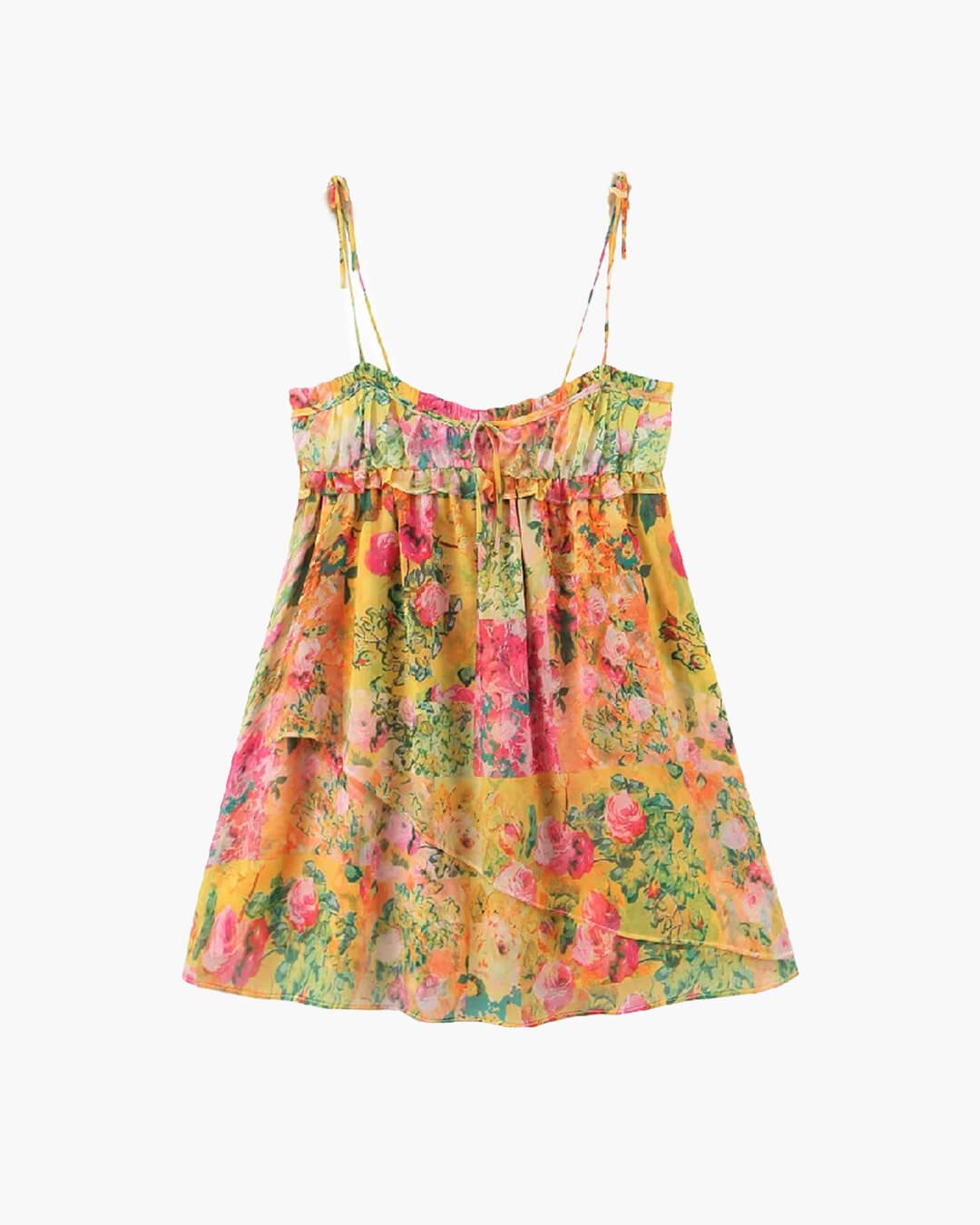 SOERA Clara Multicolor Floral Mini Dress - Dress - L