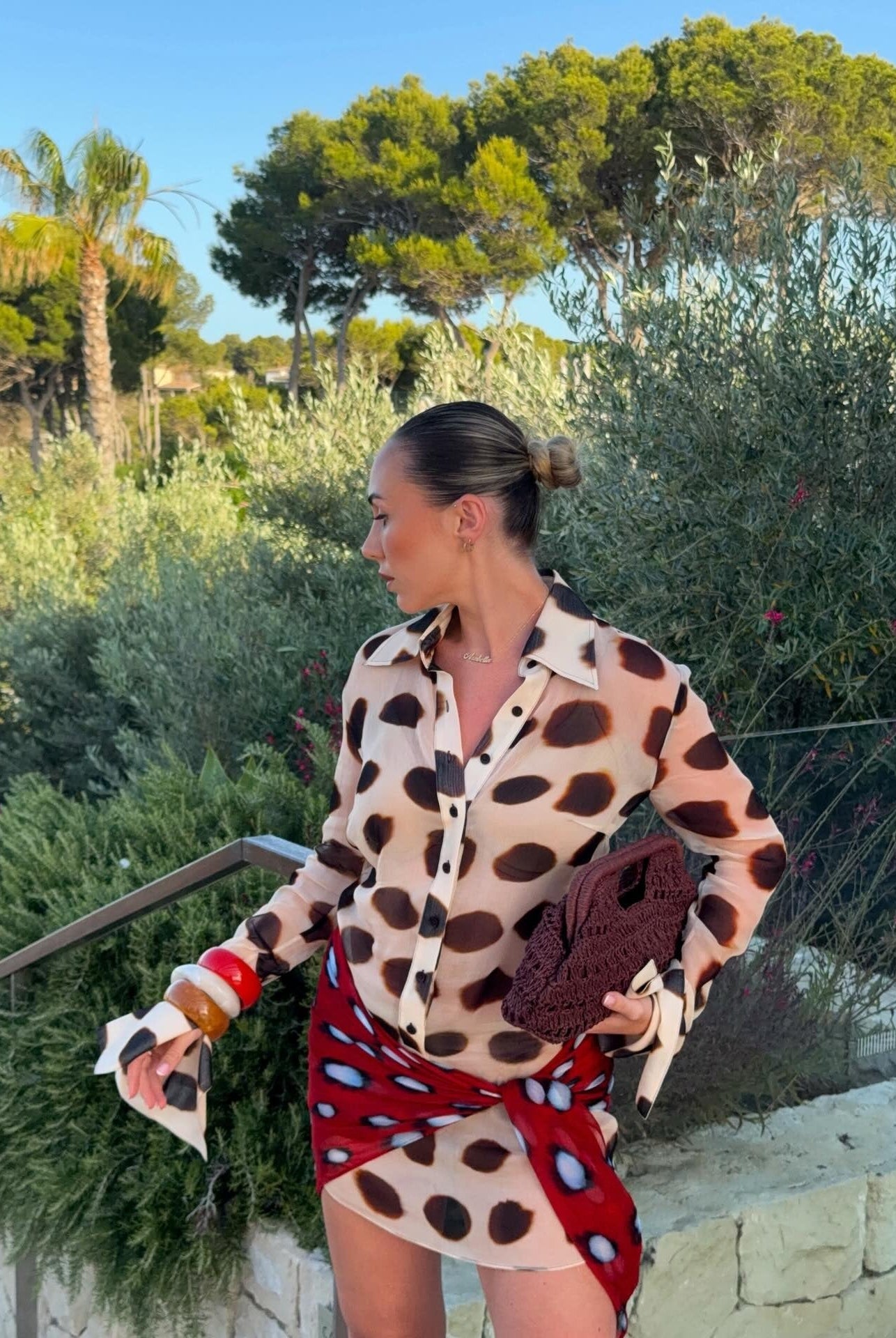 SOERA Margot Animal Print Shirt Dress - Dress - SOERA-154243-S-OS-14019 S