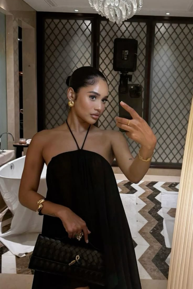 SOERA Sienna Backless Halter Mini Dress - Dress - SOERA-012227-DEF-OS-86246 Black L