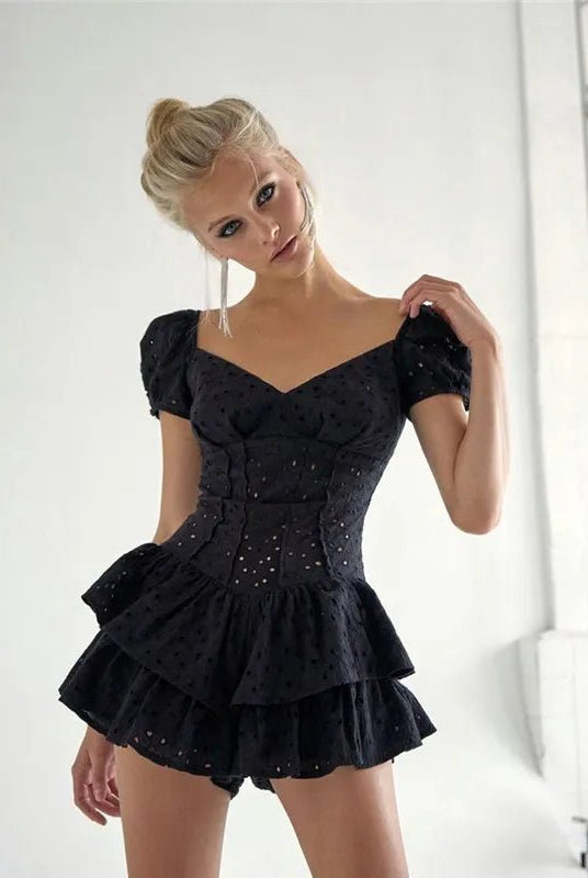 SOERA Sophia Elegance Corset Dress - Dress - Black XS