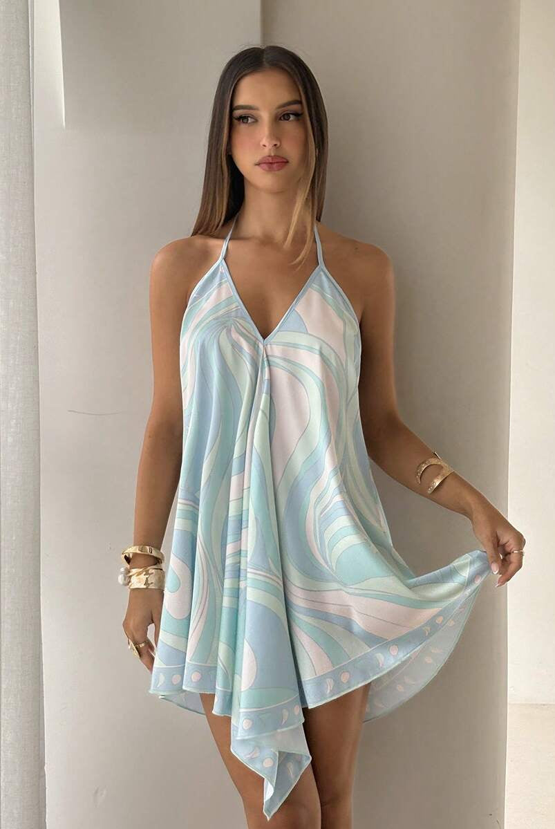 SOERA Alona Asymmetrical Deep V Beach Dress - Dresses - XS