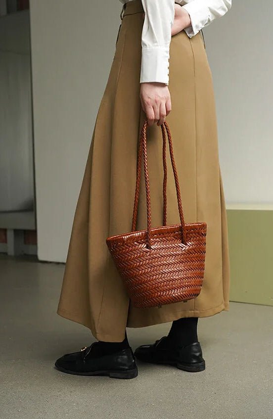 SOERA Blair Braided Bucket Shoulder Bag - Handbags - 1005007431075017-;iT1775499358493079649 Black