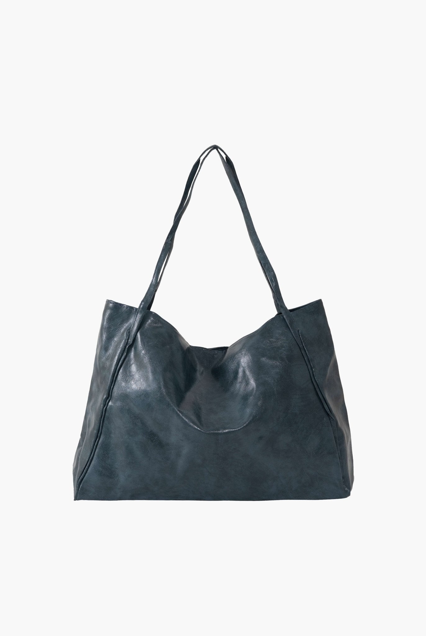 SOERA Diane Shopper Bag - Handbags - Soera-Diane-Faux-Leather-Bag-Burgundy-Blue Blue Regular