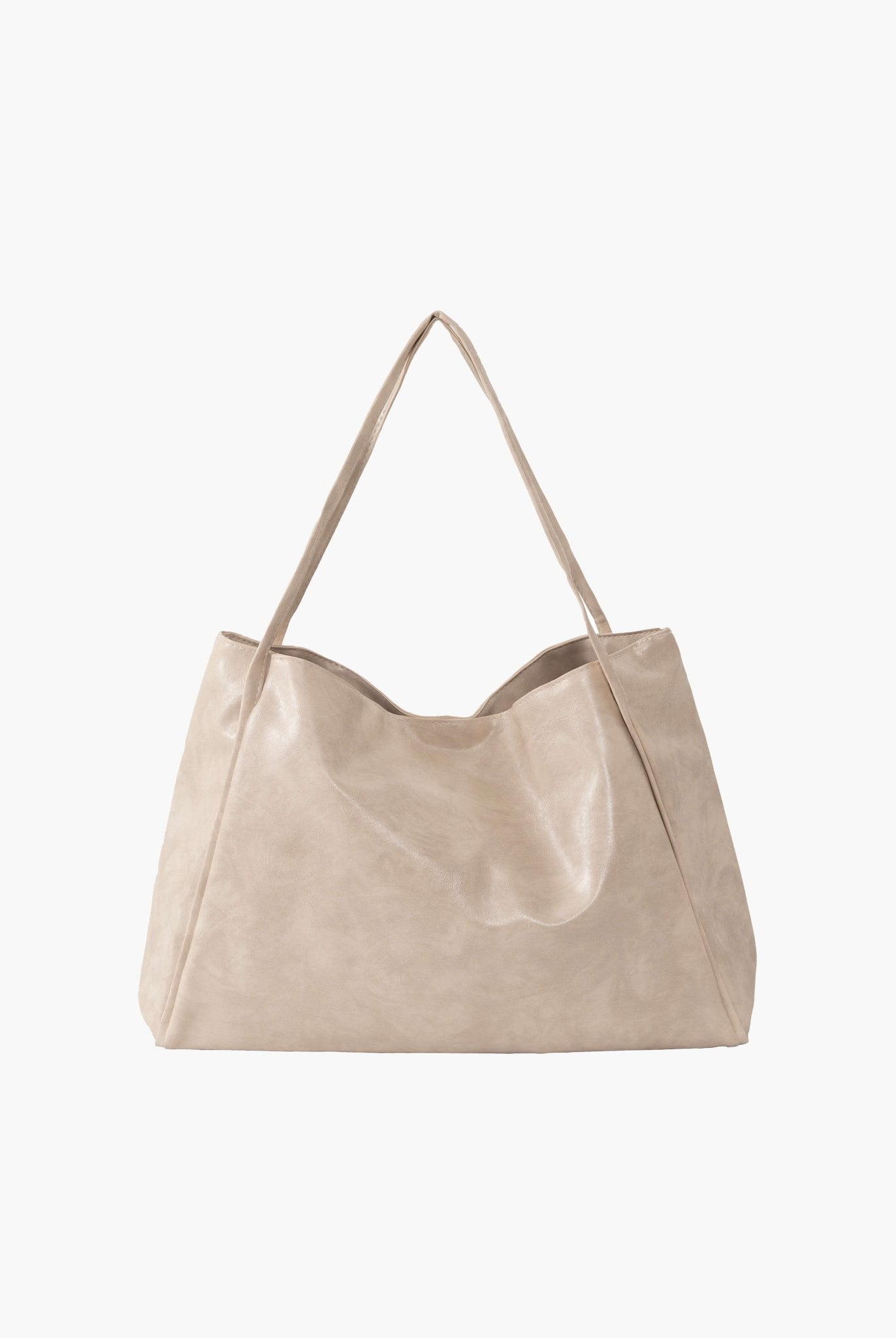 SOERA Diane Shopper Bag - Handbags - Soera-Diane-Faux-Leather-Bag-Burgundy-White White Regular