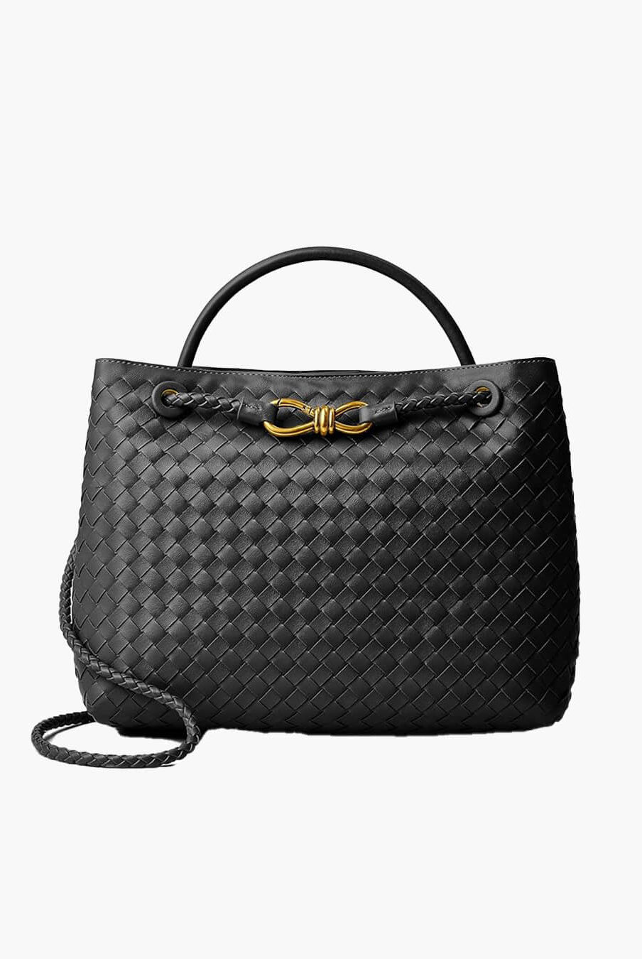 SOERA Lucia Woven Bag - Handbags - DBAD2-RE700007 Medium Black