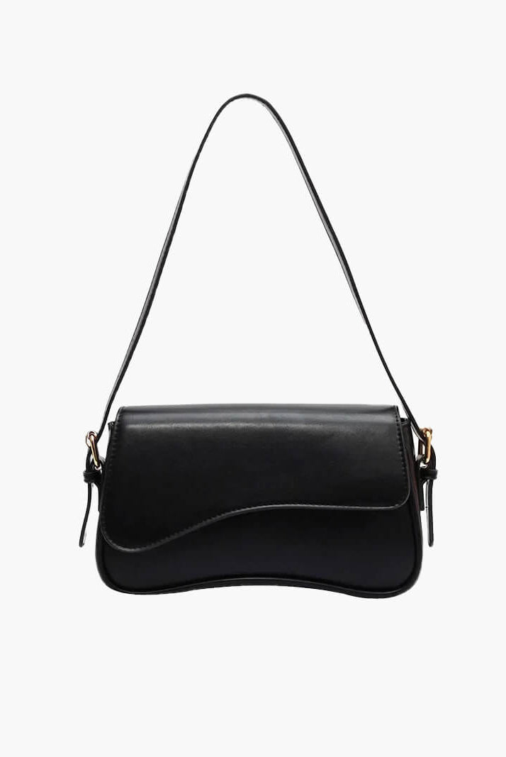 SOERA Mila Shoulder Saddle Bag - Handbags - Soera-Mila-Shoulder-Bag-Black Black Regular