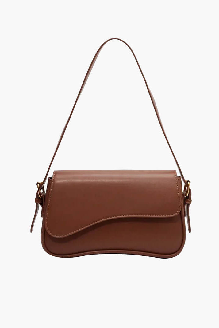 SOERA Mila Shoulder Saddle Bag - Handbags - Soera-Mila-Shoulder-Bag-Brown Brown Regular