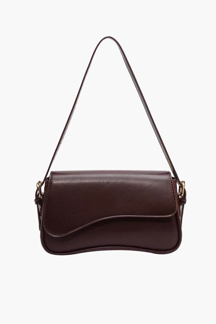 SOERA Mila Shoulder Saddle Bag - Handbags - Soera-Mila-Shoulder-Bag-Dark-Brown Dark Brown Regular