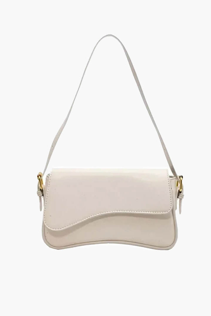 SOERA Mila Shoulder Saddle Bag - Handbags - Soera-Mila-Shoulder-Bag-White White Regular