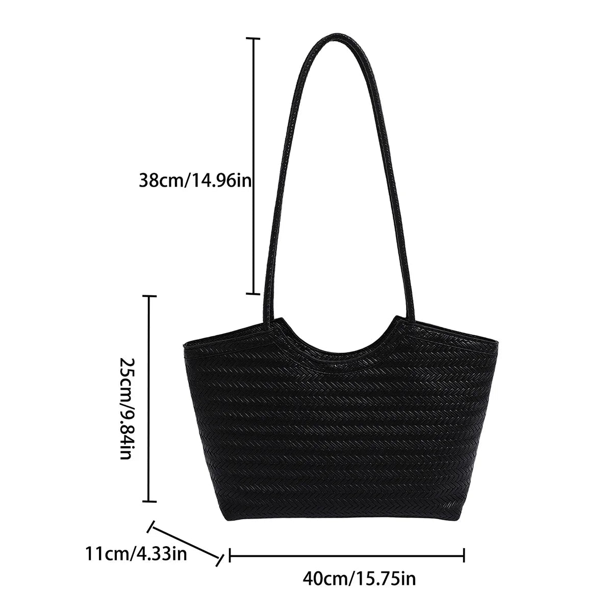 SOERA Riona Textured Weave Handbag - Handbags - Cream