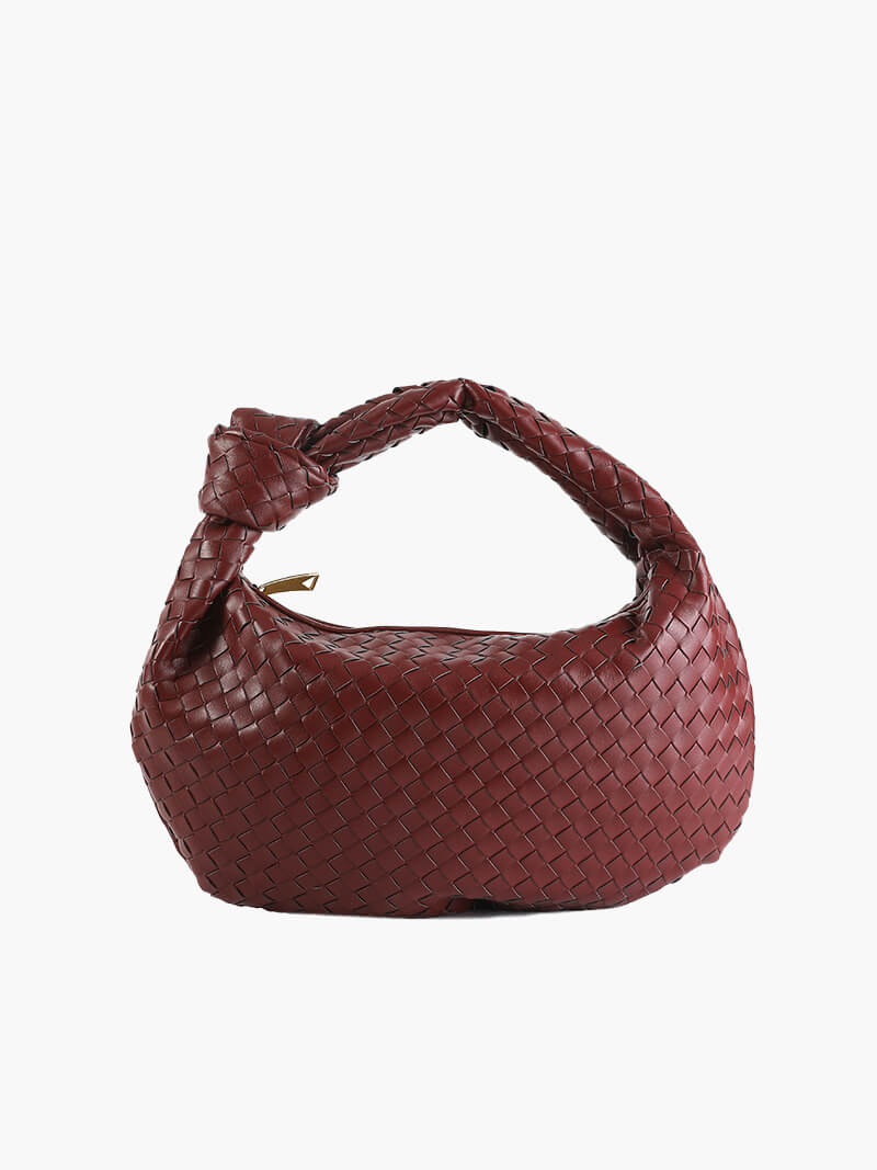 SOERA Woven bag Medium - Handbags - DBAD2-QK170007 Burgundy