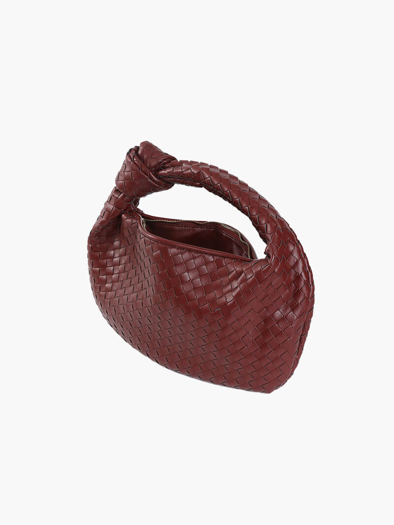 SOERA Woven bag Medium - Handbags - DBAD2-QK170007 Burgundy