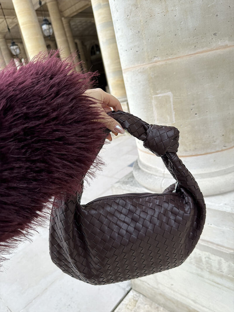 SOERA Woven bag Medium - Handbags - DBAD2-QK170008 Red