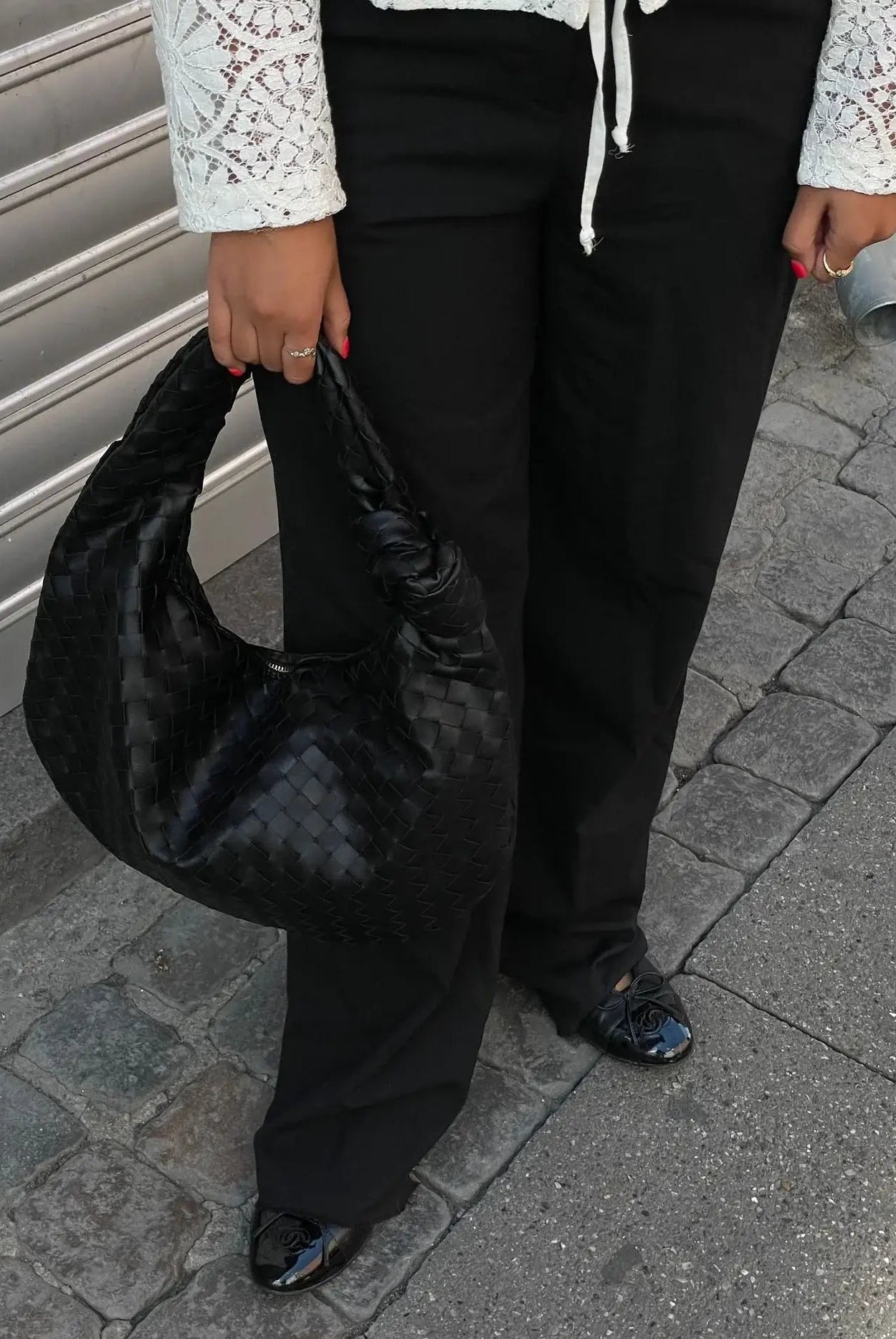 SOERA Woven bag Medium - Handbags - DBAD2-QK170008 Red