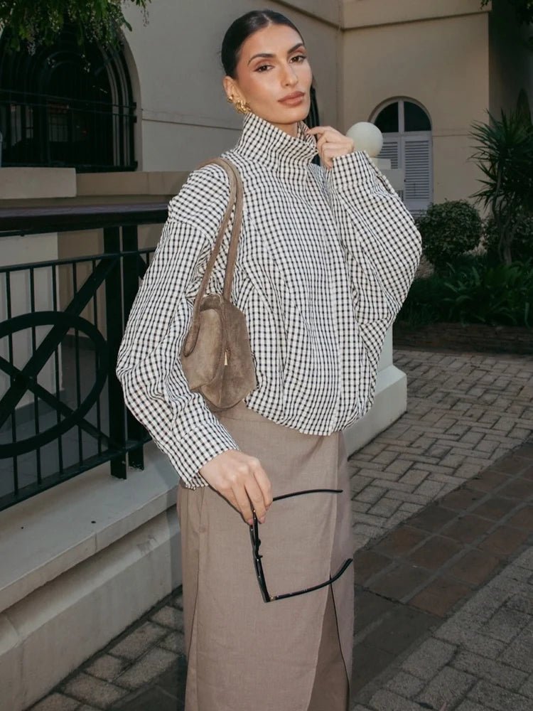 SOERA Zoe Plaid Bomber Jacket - Jacket - SOERA-950083-DEF-OS-71397 M