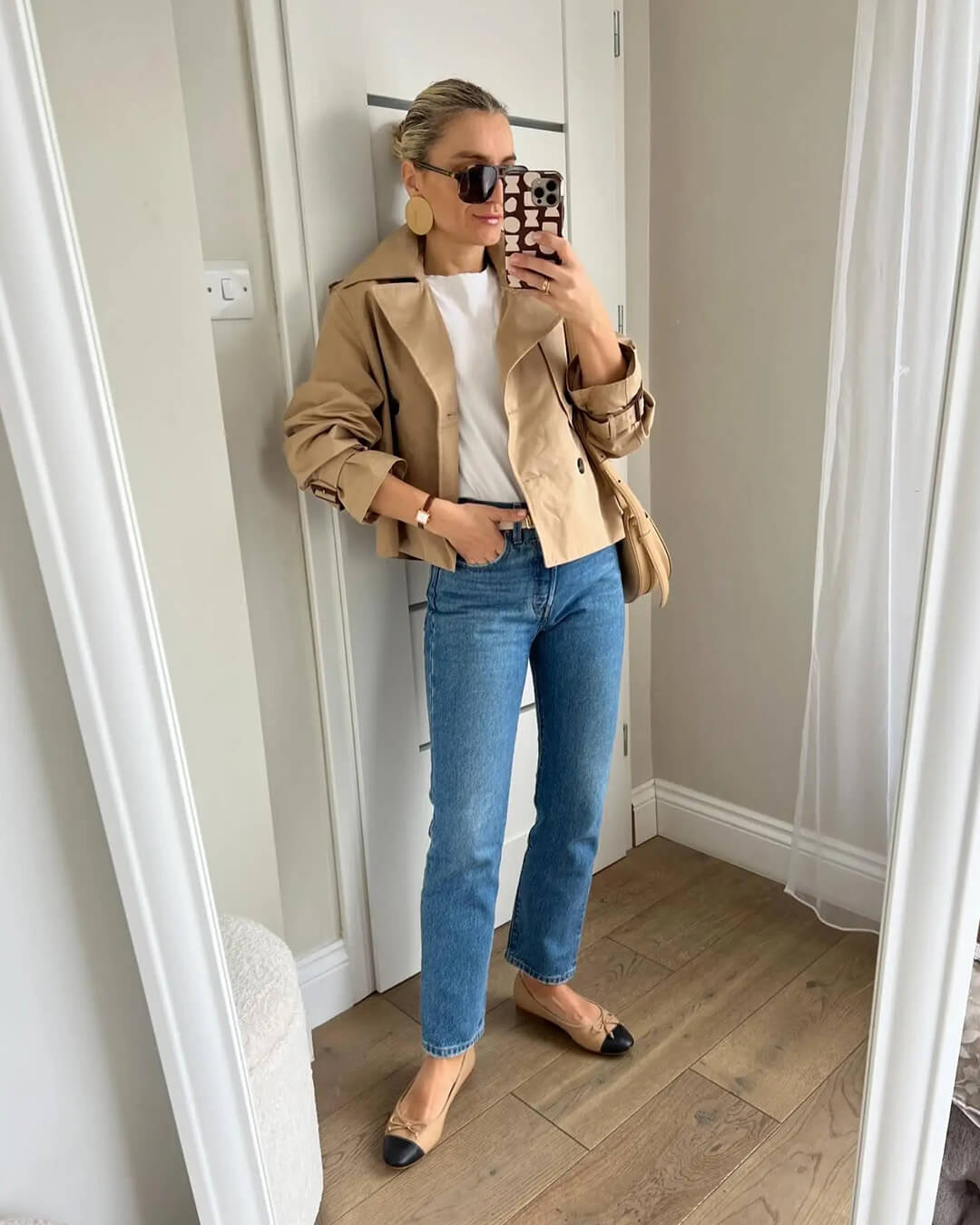 SOERA Bellatrix Cropped Trench Coat - Jackets - 1005008092972146-;JB1773321573715222915 Brown S