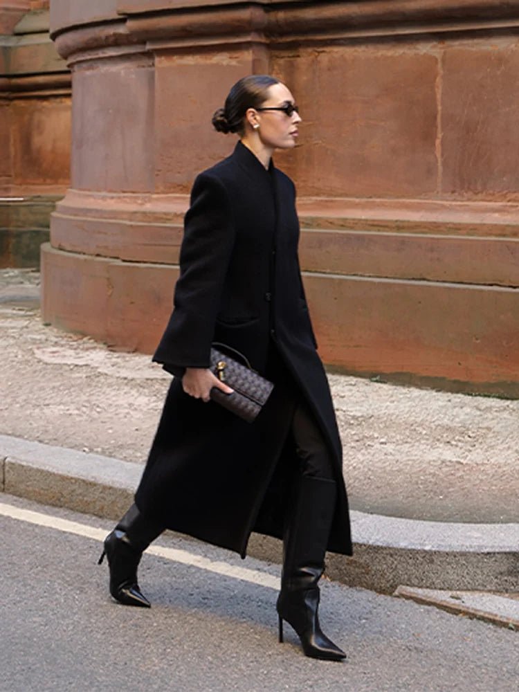 SOERA Genevieve Tailored Maxi Coat - Jackets - 3256810062537140-;Ae1764703454184346591 Black L