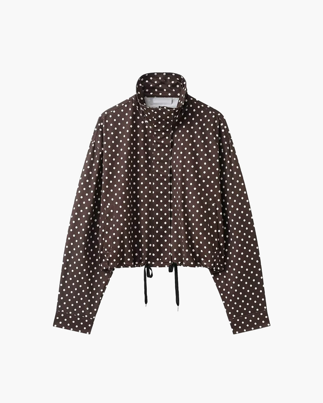 SOERA Hermine Polka Dot Jacket - Jackets - 1005009613676654-;FE1773321573205098908 Brown XS