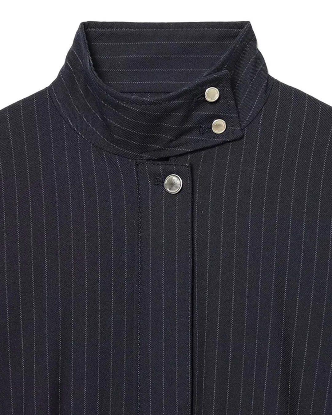 SOERA Selena Striped Stand Collar Jacket - Jackets - 1005010582296121-;xm1775031590525319311 XS