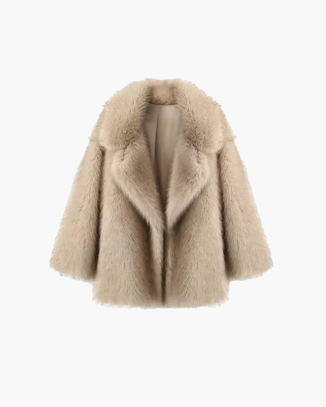 SOERA Tilda Faux Fur Coat - Jackets - mA1764442362182561973 Beige S