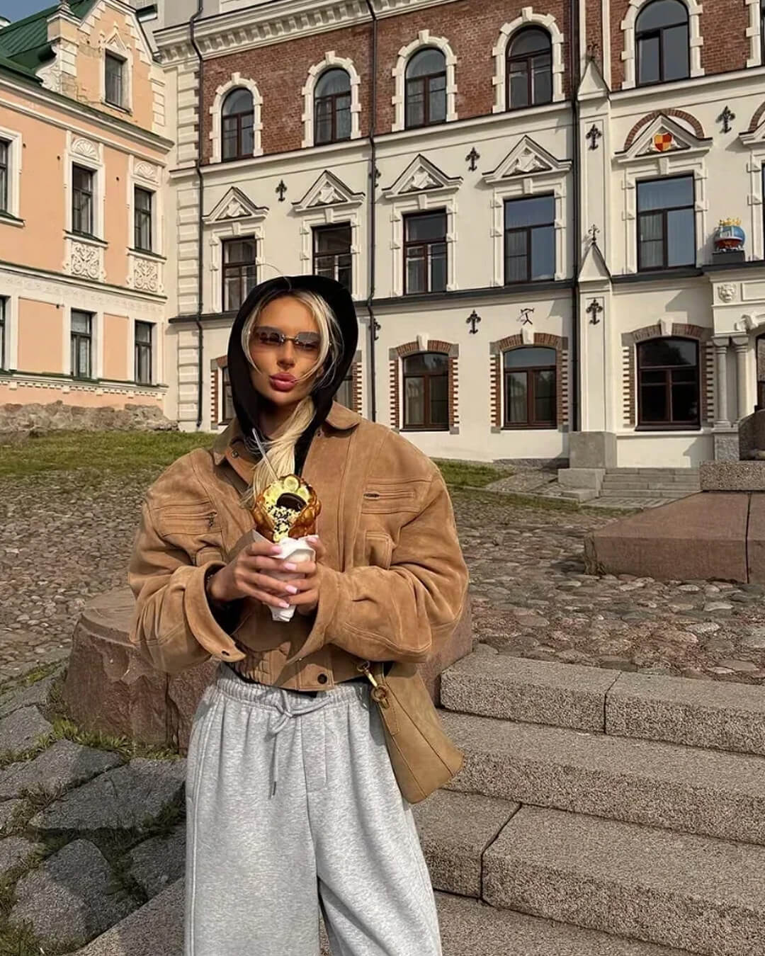 SOERA Trisha Suede Lapel Jacket - Jackets - 1005009820521083-;oU1770721238814190992 Camel M