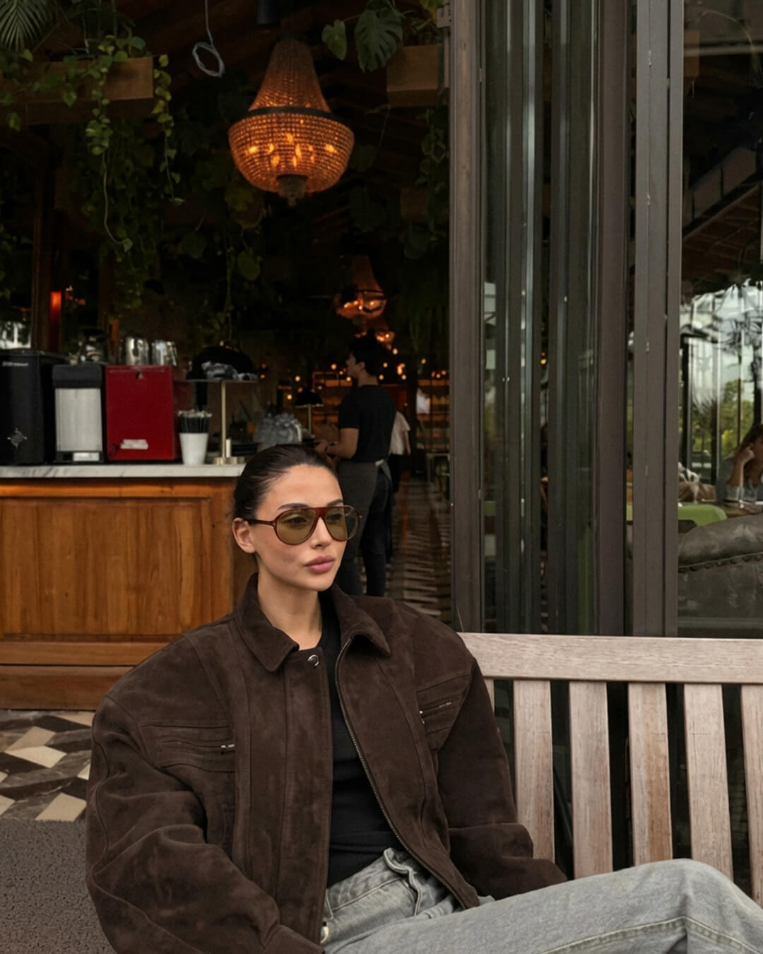 SOERA Trisha Suede Lapel Jacket - Jackets - 1005009820521083-;Vv1770721238814044402 Brown S