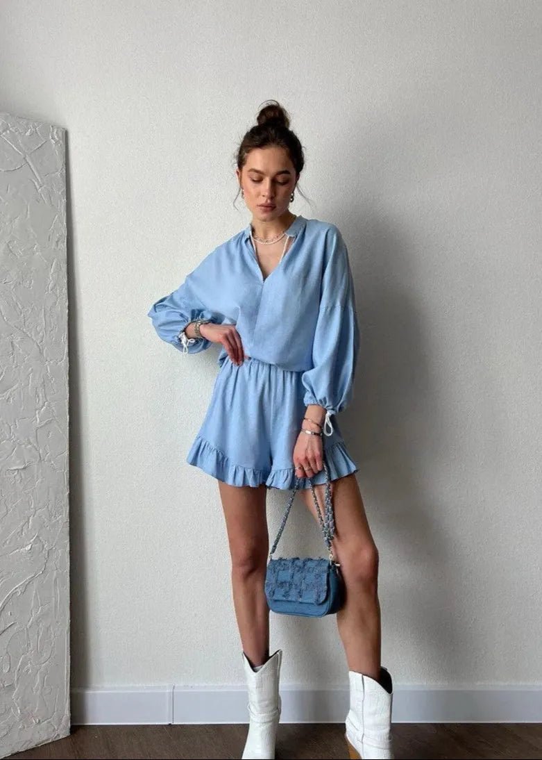 SOERA Celeste Azure Lounge Set - Matching Sets - Blue L