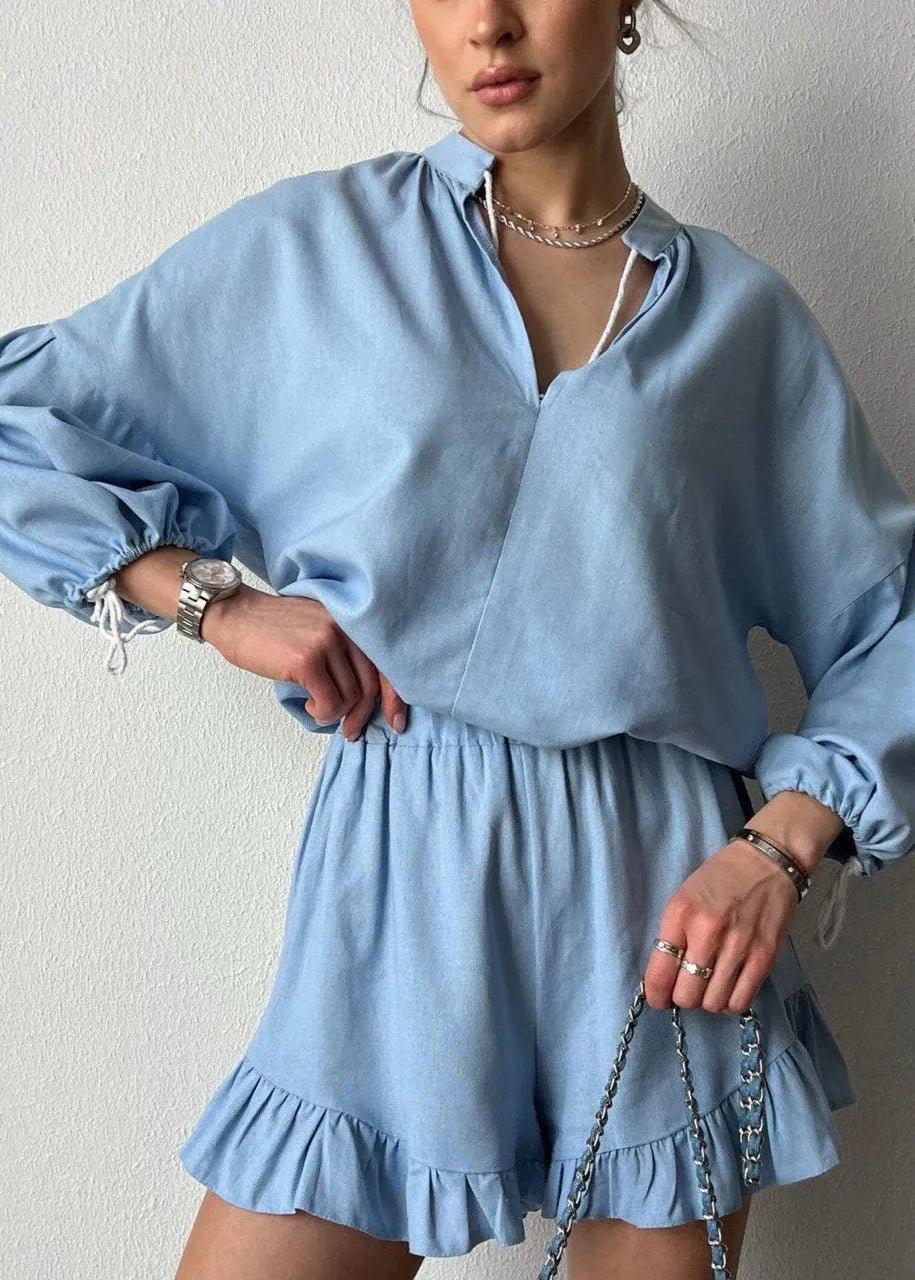 SOERA Celeste Azure Lounge Set - Matching Sets - Blue S