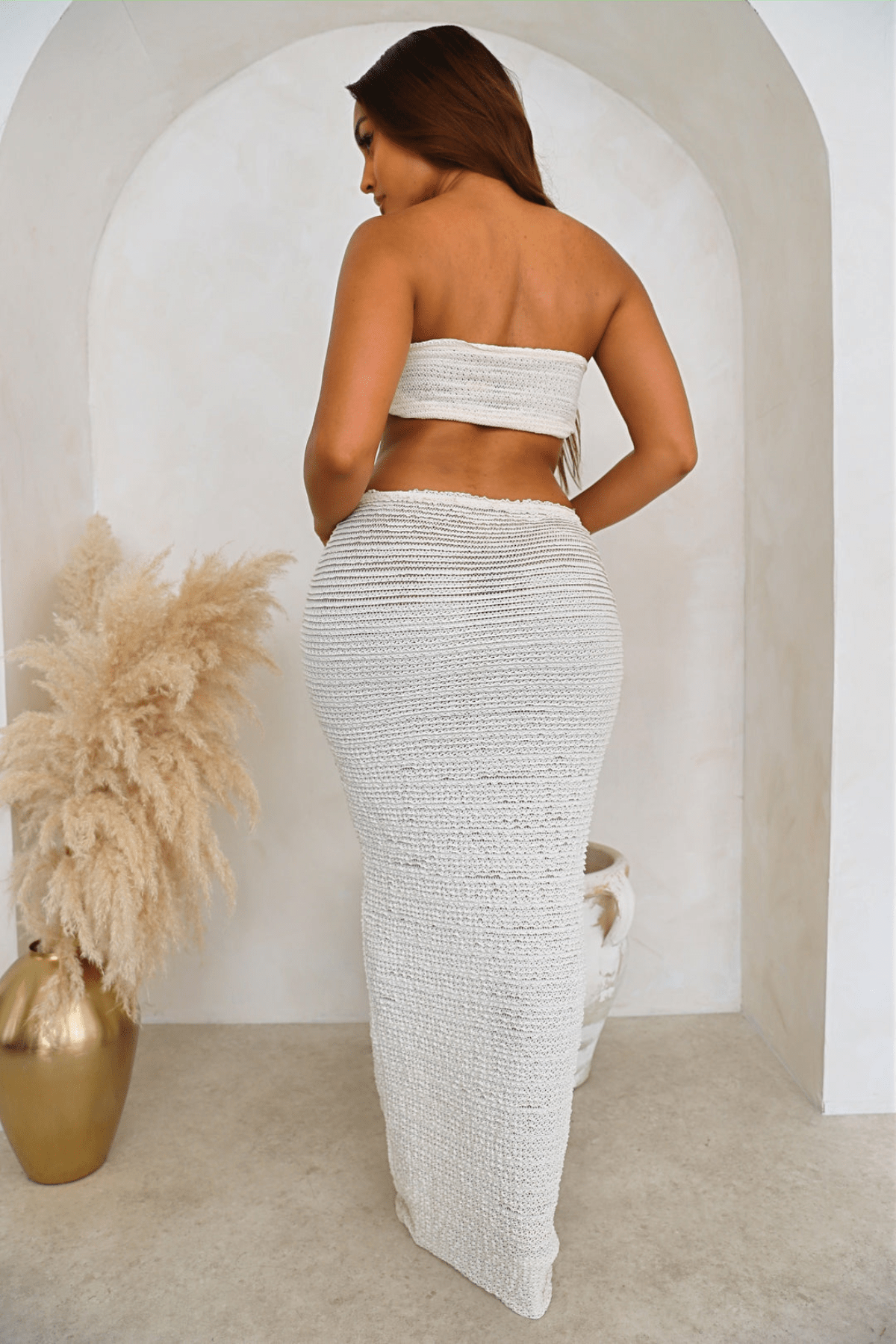 SOERA Isabella Two - Piece Summer Wrap Top and Skirt Set - Matching Sets - XS