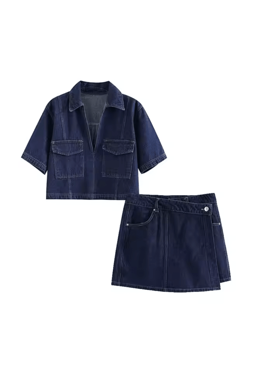 SOERA Leslie Cropped Top & Skorts Set - Set - Top S