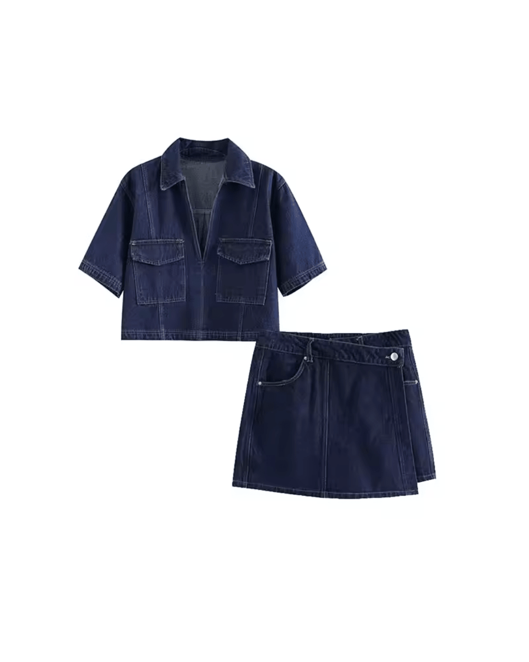 SOERA Leslie Cropped Top & Skorts Set - Set - Top S