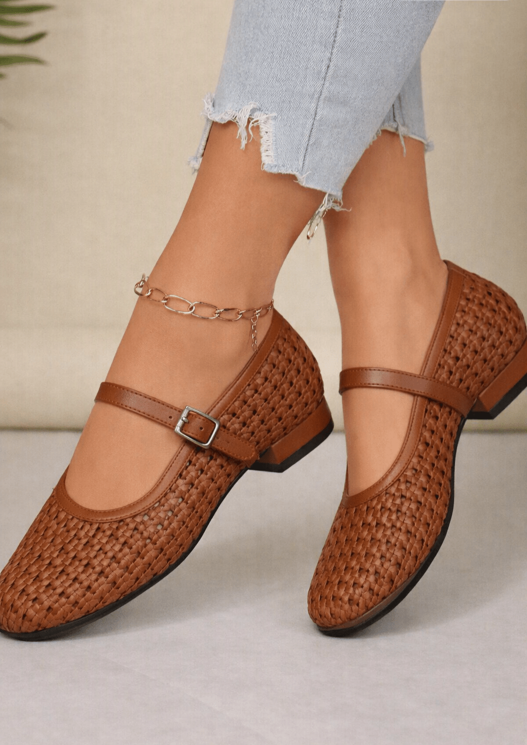 SOERA Beatrice Woven Mesh Mary Jane Flats - Shoes - SOERA-234627-DEF-OS-81347 39