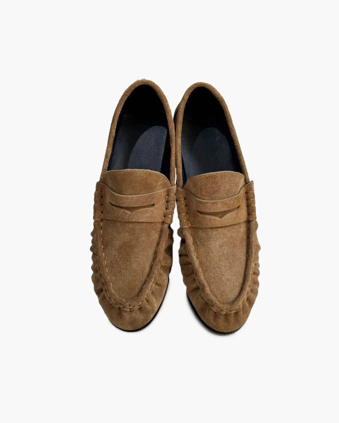 SOERA Fiona Faux Leather Slip - On Loafers - Shoes - 1005011685049685-;Sx1775031591841629128 Brown 35