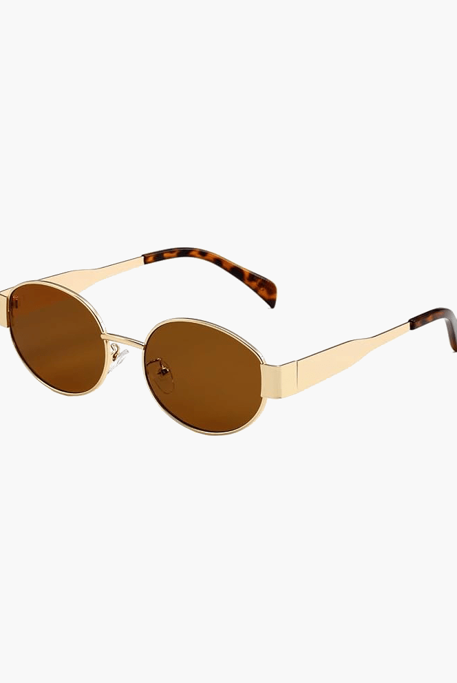 SOERA Cilia Sunglasses - Sunglasses - DHOD2-RE325008 Gold frame brown lenses