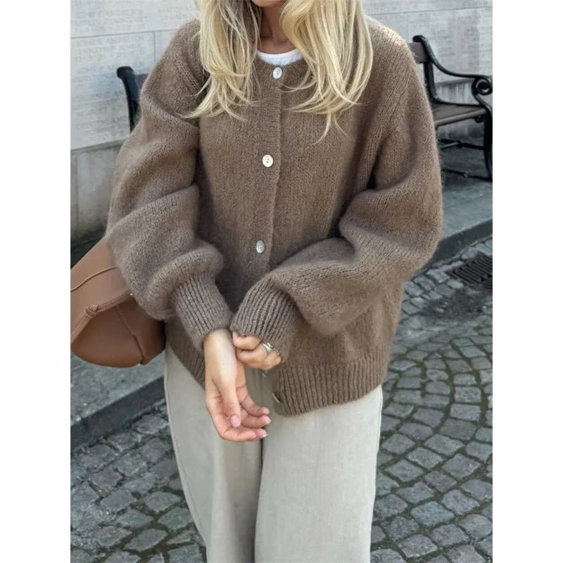 SOERA Hazel Soft Knit Cardigan - Sweaters & Cardigans - 3256809862684170-;CS1763778892232235603 Red S