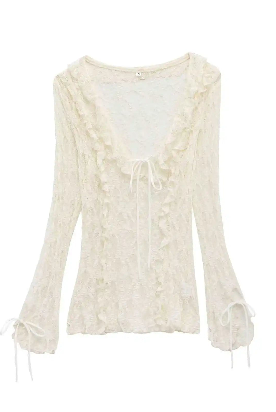 SOERA Mary Layered Lace Collar Top - Top - SOERA-443843-WHI-M-31011 White M