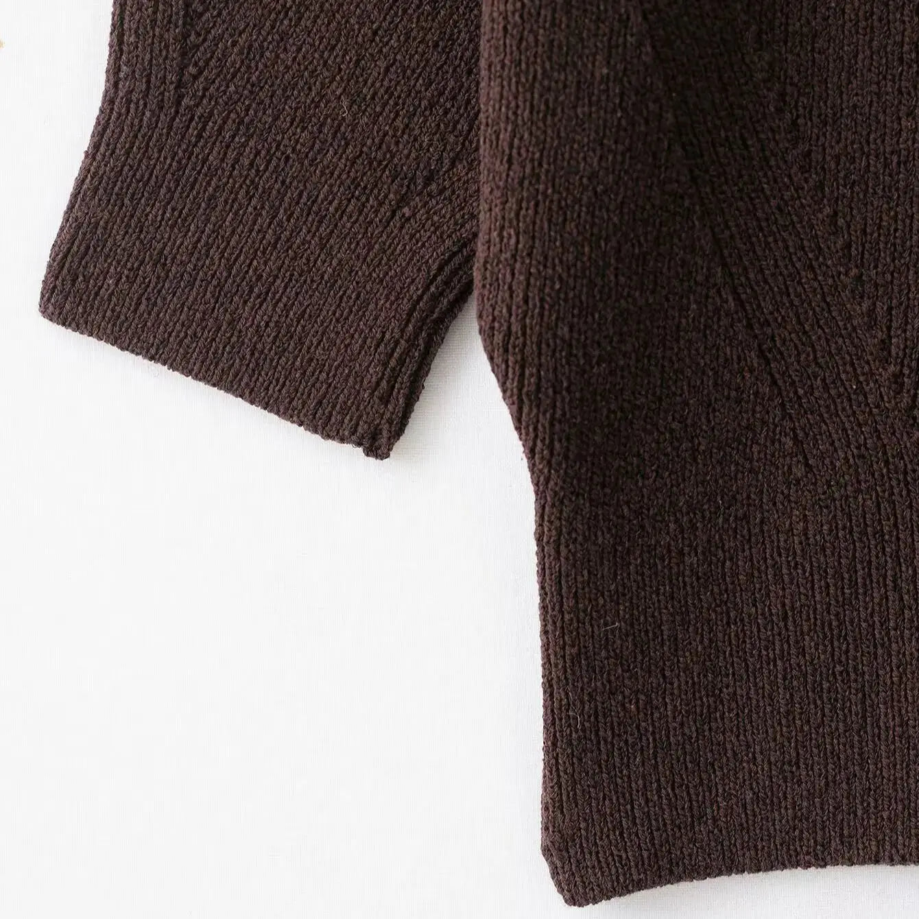 SOERA Paloma Seamless Knit Crop Top - Tops - 1005010013338125-;DU1764703454034270871 Brown S