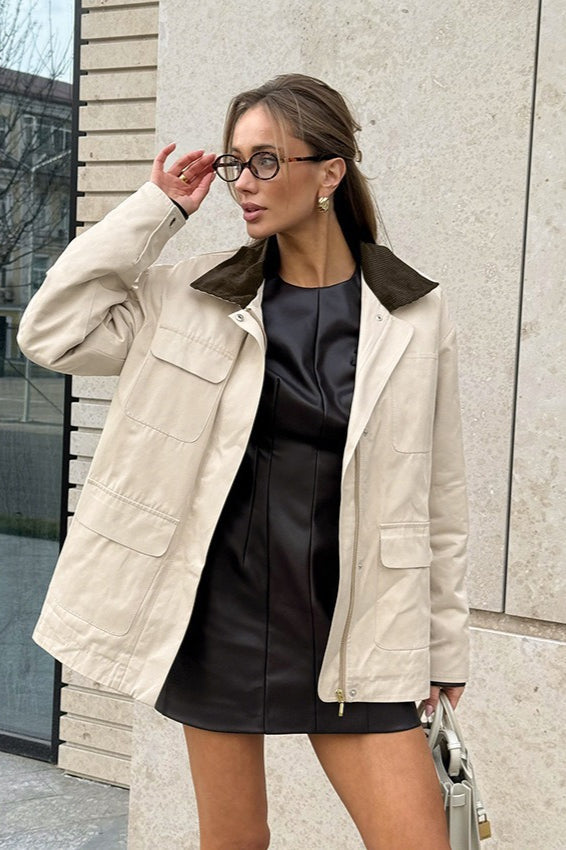 Aiziela giacca in cotone relaxed