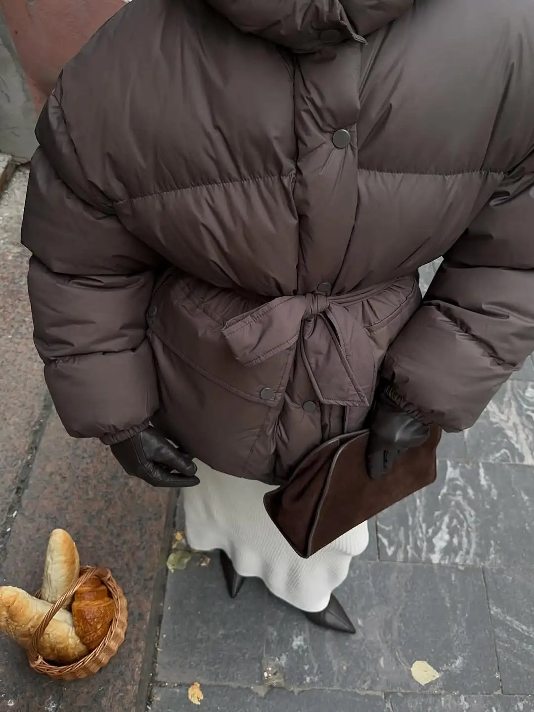 Hooded Cotton Winter Coat for Women - Warm Loose Fit Casual Outerwear 3