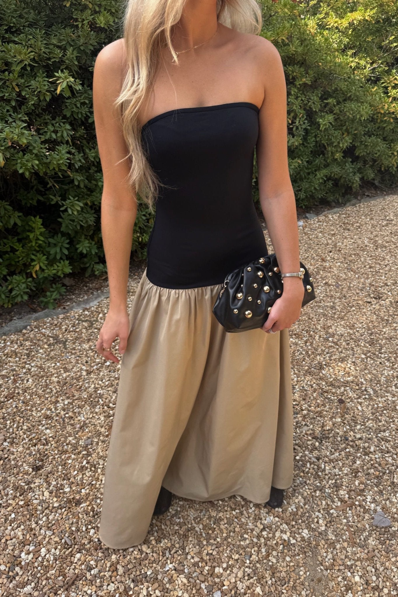 Sienna Contrast Honor Maxi Dress