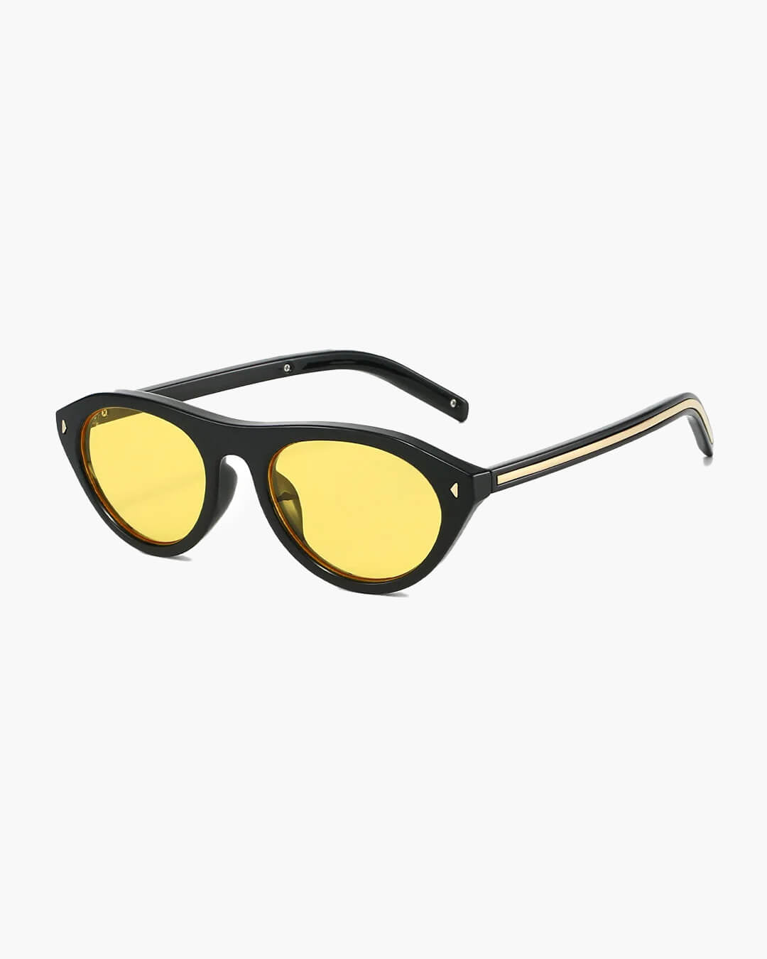 SOERA Elina Oversized Sunglasses - Accessories -  Black Yellow
