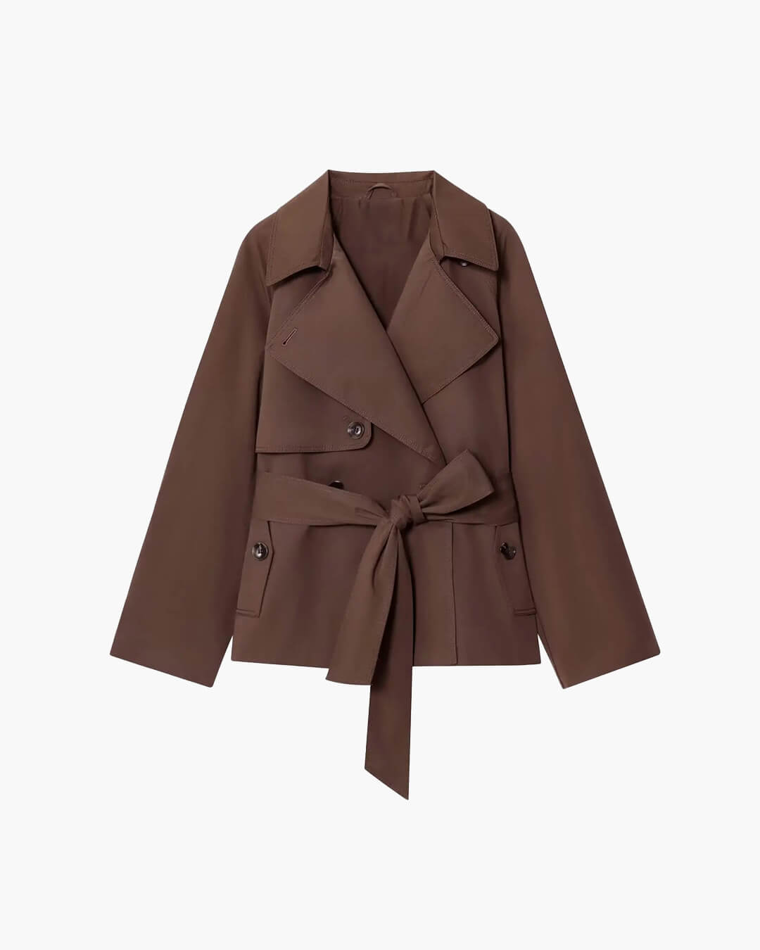 Alianna Belted Short Trench Coat