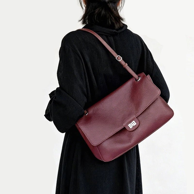 SOERA Alicia Commuting Tote Bag - Bag - SOERA-825539-GOL-32-75427 Dark Brown
