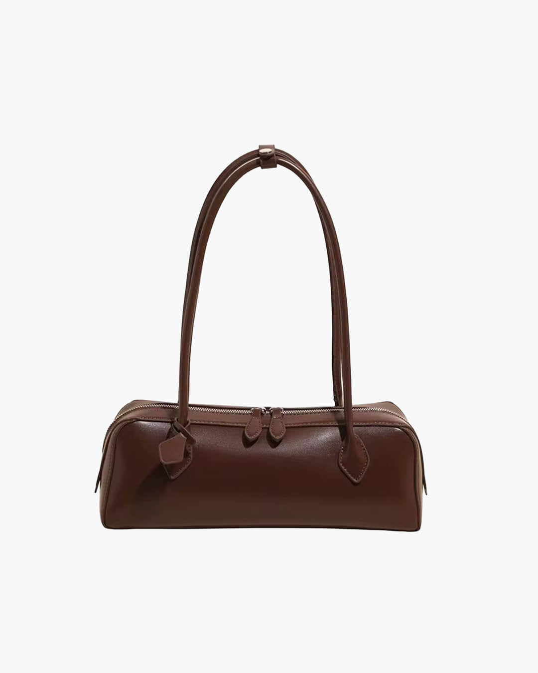 SOERA Ella Vintage Leather Baguette Bag - Bag - SOERA-335683-BLA-OS-69187 Black