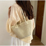 Matilde borsa secchiello intrecciata